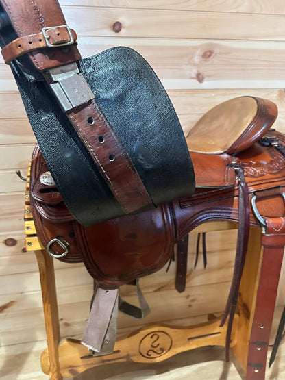 16” Tex Tan Tex-Flex Western Trail Saddle