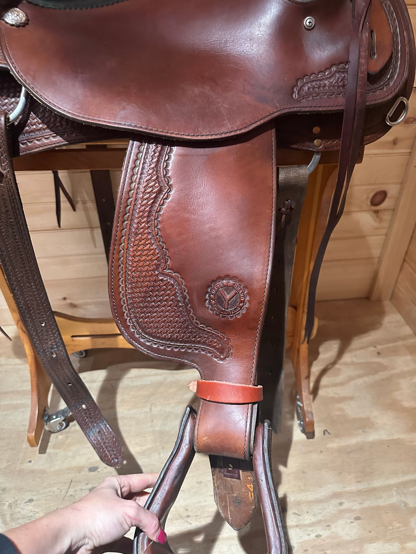 18” Circle Y Team Penner Western saddle model 1630