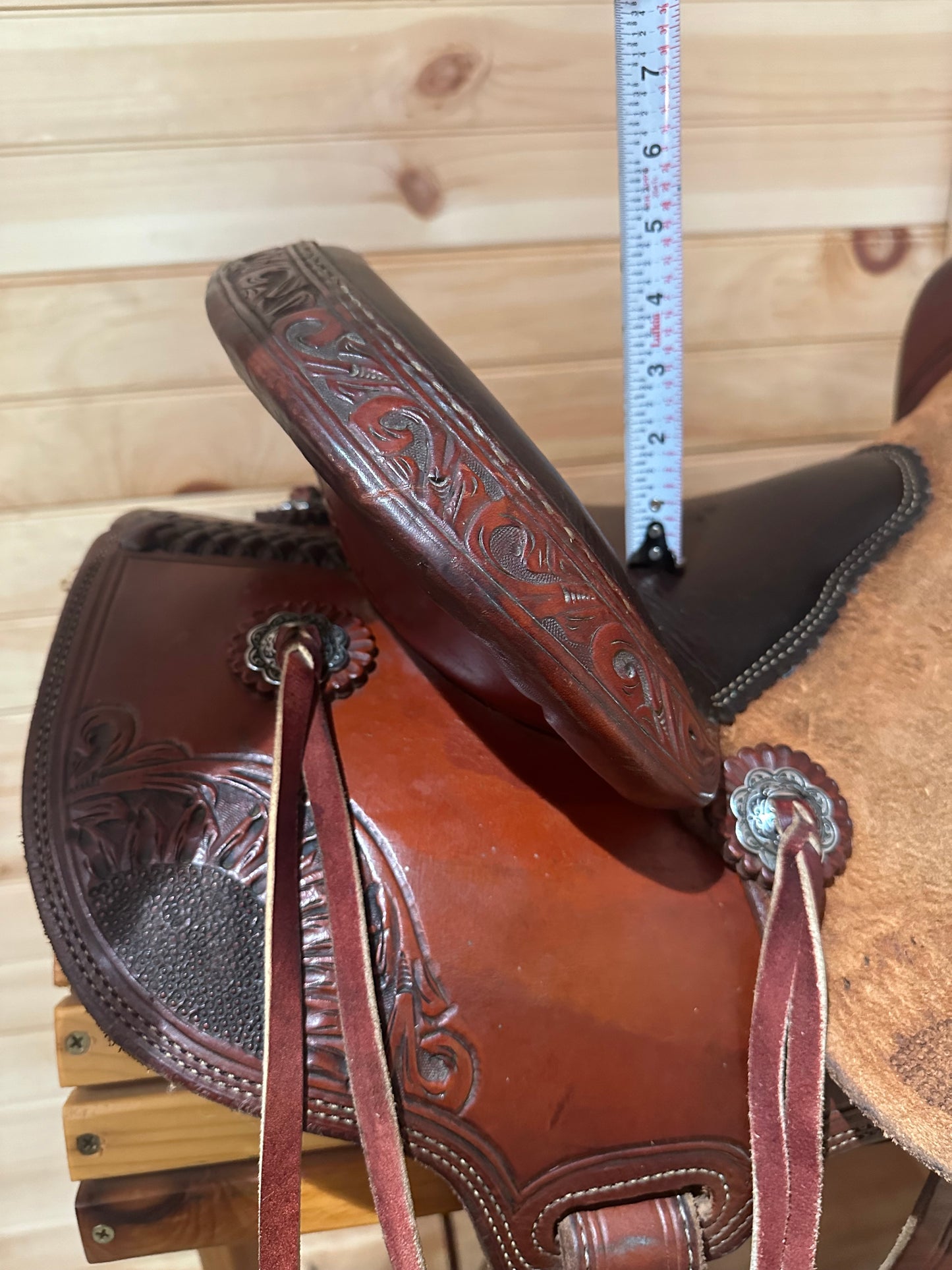 13” DC Western Sunflower Barrel Racing Saddle