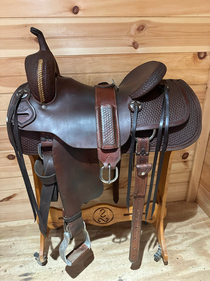 16” Morgan Saddlery 2S Ranch Cutter Western Saddle