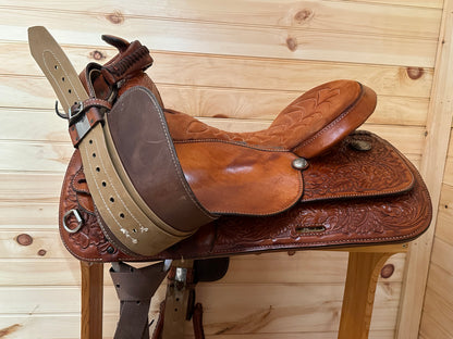 16” Tex Tan TexFlex Western Trail Saddle Model 08-TF400R6