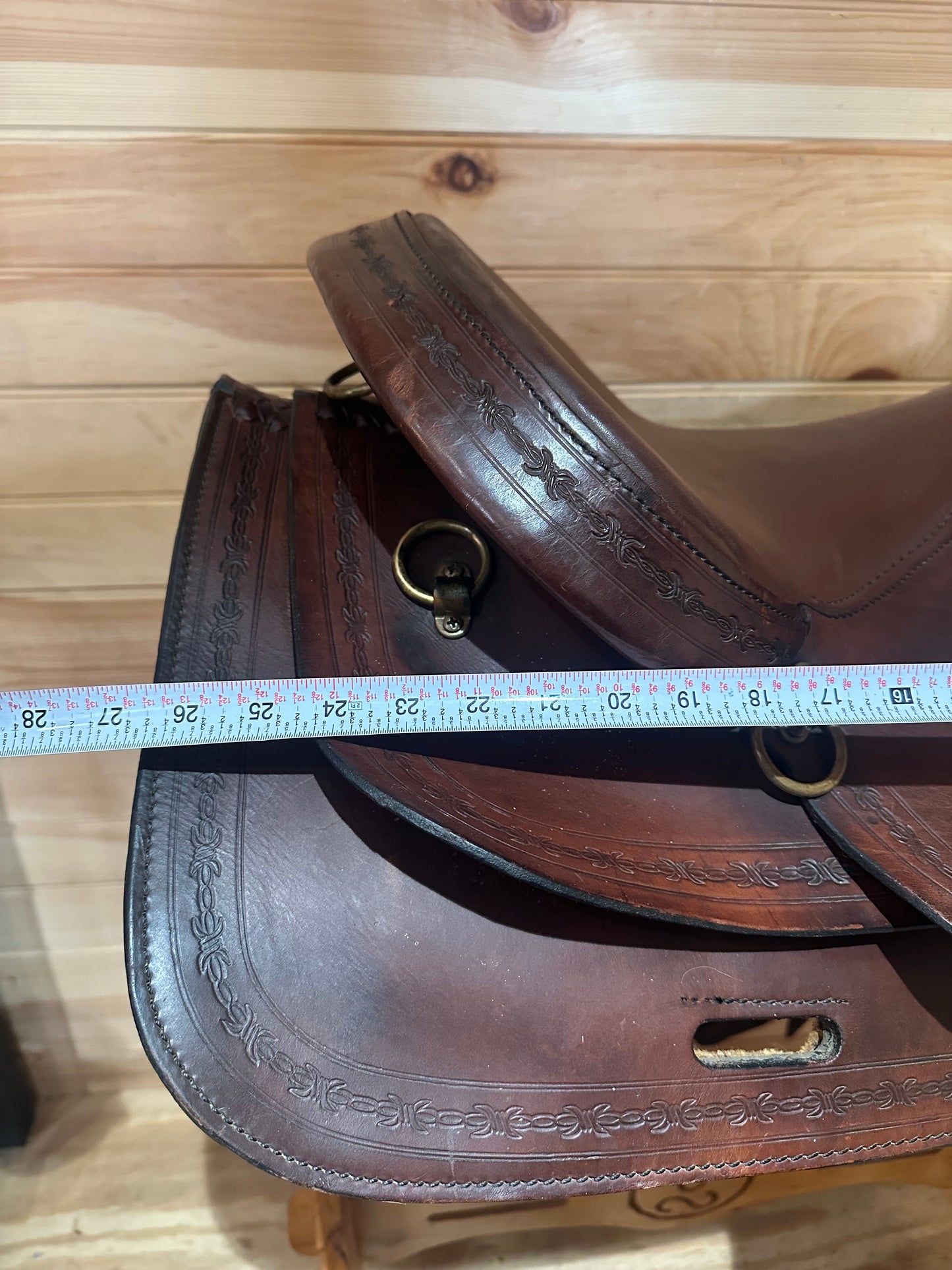 17” Big Horn Double Comfort Equi-fit Flex Western Trail Saddle Model 1656