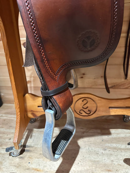 18” Circle Y All-Around Ranch Roper Western Saddle Model 1124