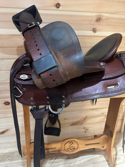 17” Circle Y Draft Western Trail Saddle Model 2177