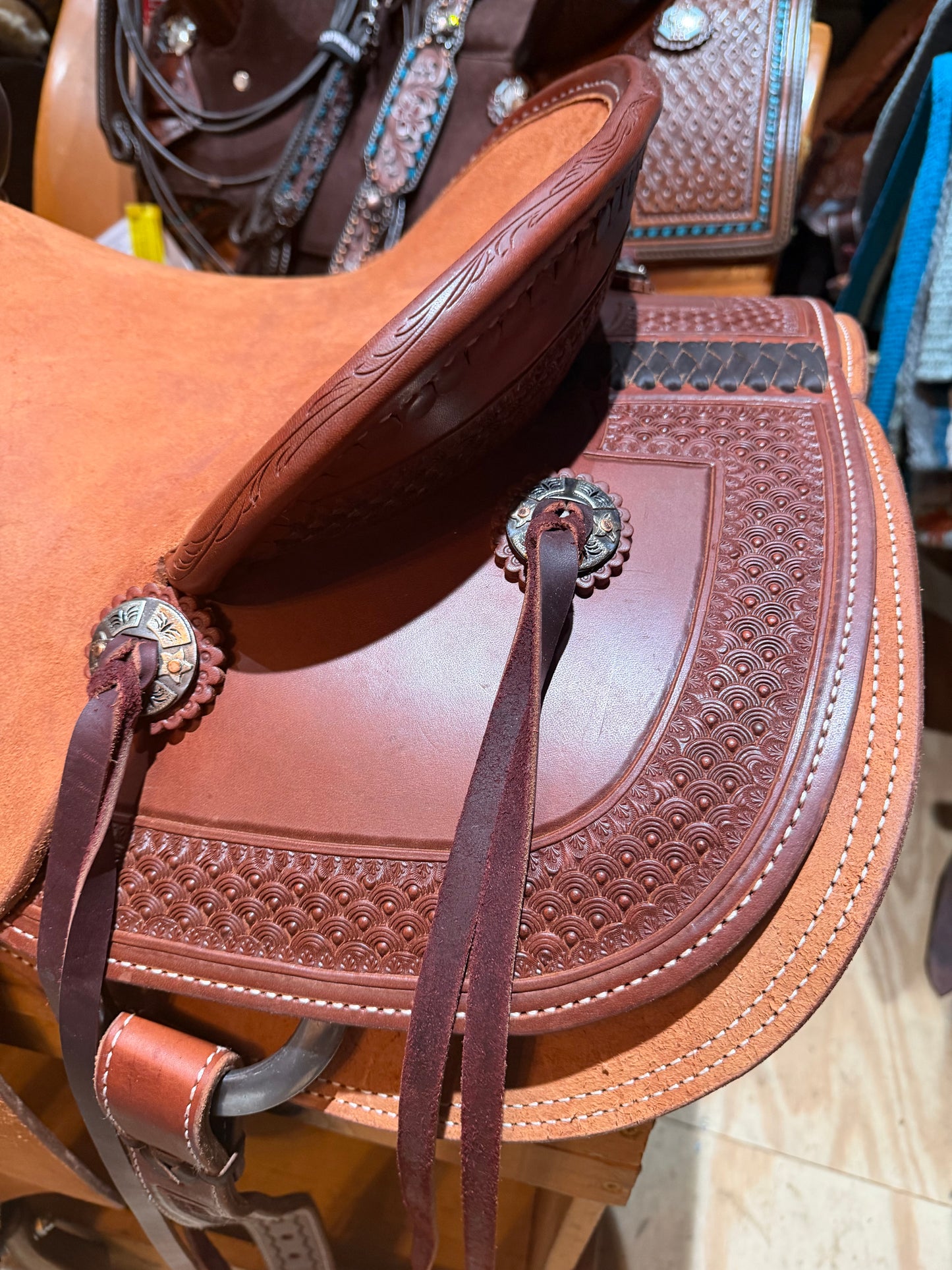 15" Paul Taylor Wade Tree Western Ranch Saddle