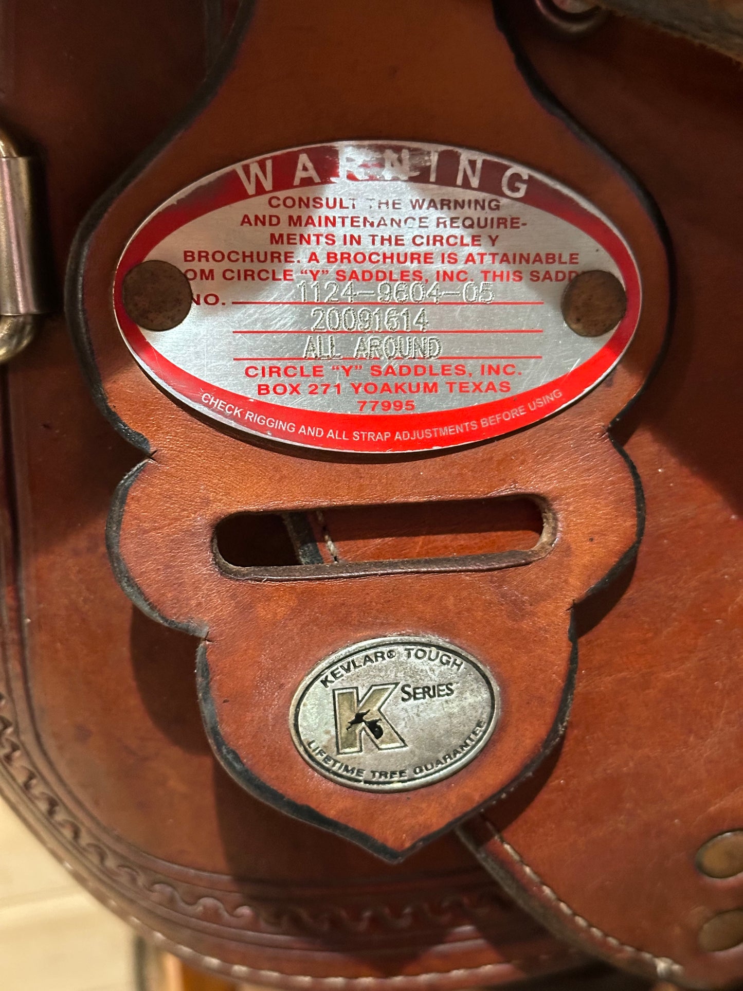 16” Circle Y All-Around Ranch Roper Western Saddle Model 1124