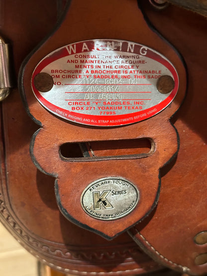 16” Circle Y All-Around Ranch Roper Western Saddle Model 1124