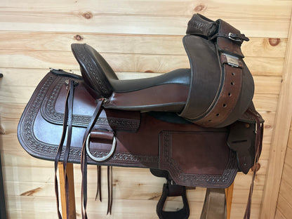 17” Circle Y Alaska Flex-Lite Draft Western Trail Saddle Model 1599 - Extra Wide