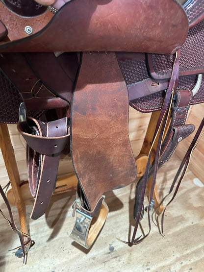 16” Diamond K Saddlery Ranch Roper Western Saddle