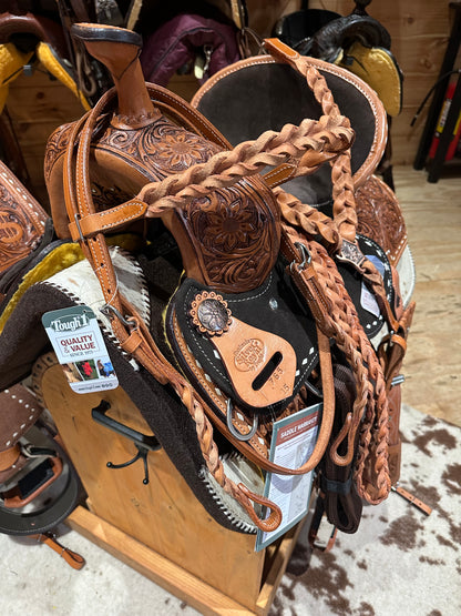 Silver Royal Short Go Barrel Saddle