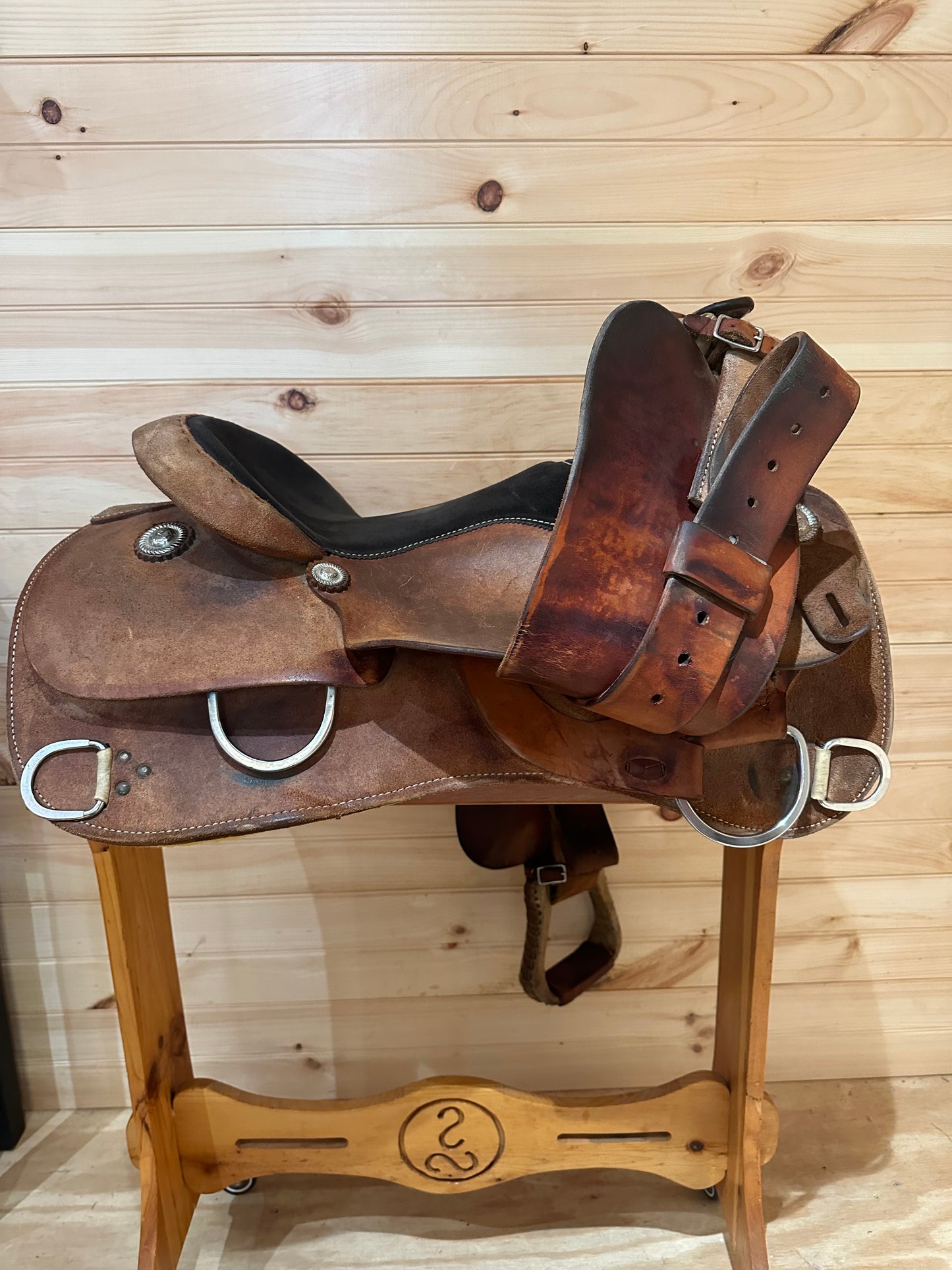 16” SRS Western Work Training Trophy Saddle