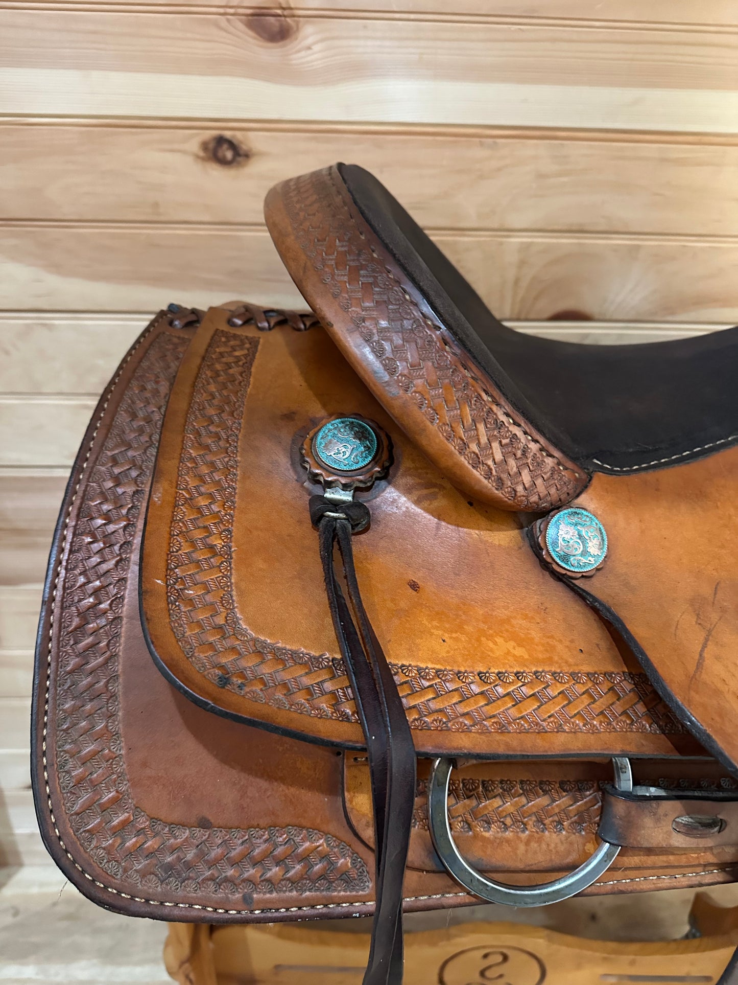 16” Nathan Lamb Roper Western Saddle Model 1601
