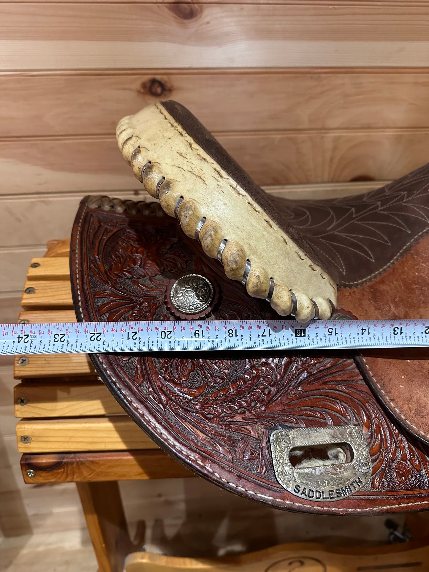 14” Saddlesmith Barrel Racing Saddle Model 22543.1