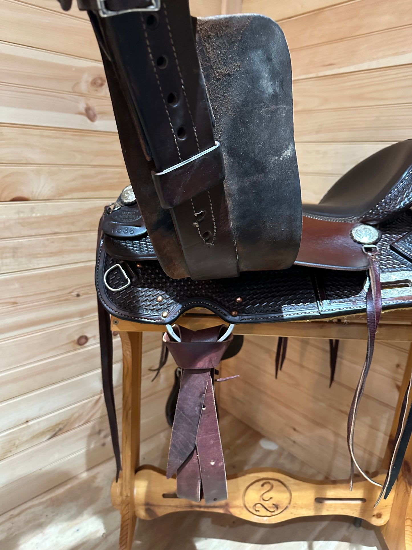 16” Billy Cook Maker Western Trail Saddle Model 1536