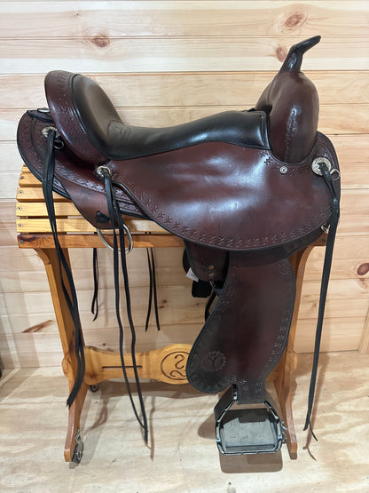 17” Circle Y flex2 Alabama Trail Gaiter Western Gaited Saddle Model 1581