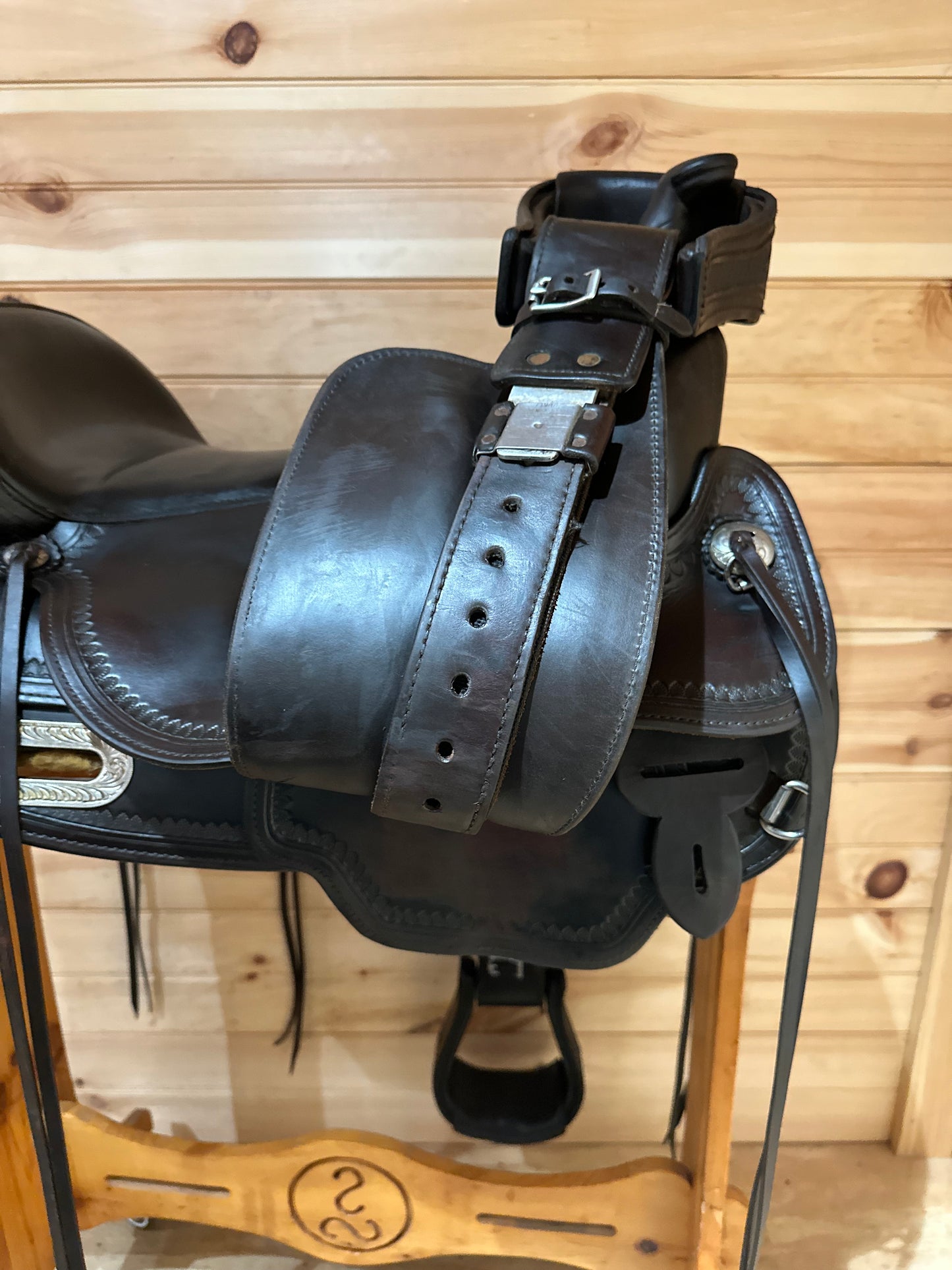 16” Circle Y Omaha Flex2 Western Trail Saddle Model 1554