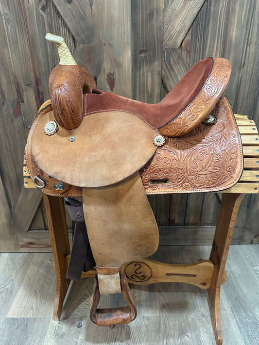 14” Circle Y Proven Barrel Racing Saddle