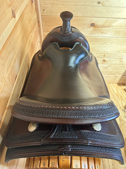 15” Circle Y Arabian Trail Saddle Model 2141
