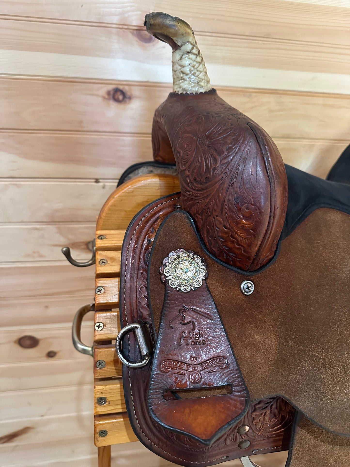 14” Circle Y High Horse Proven Aurora Barrel Racing Saddle Model 6215