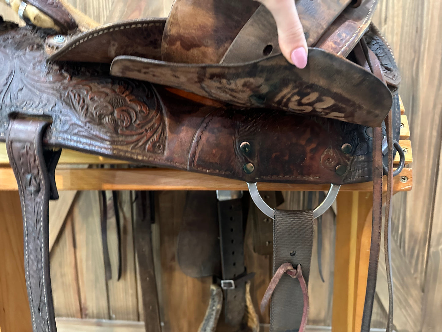 15” Circle Y Martha Josey Barrel Racing Saddle Model 3575