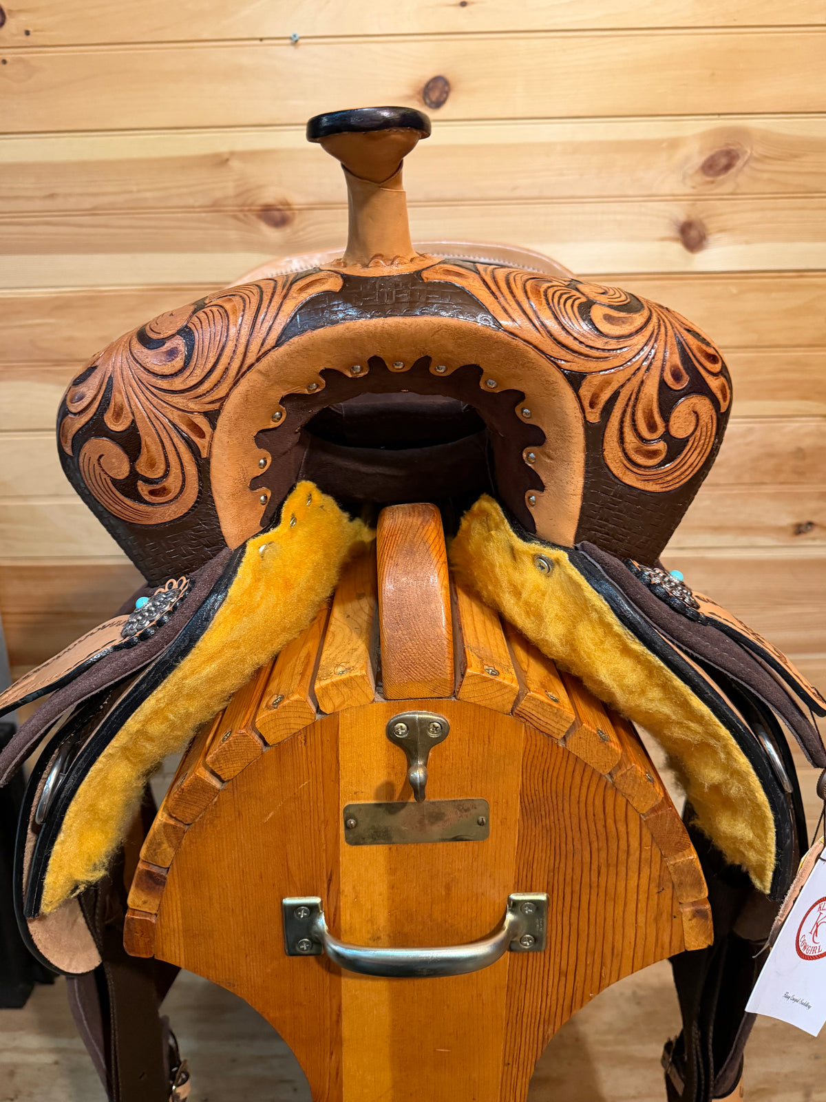 15” Klassy Cowgirl Turquoise Royale Barrel Racing Saddle - Limited Edition