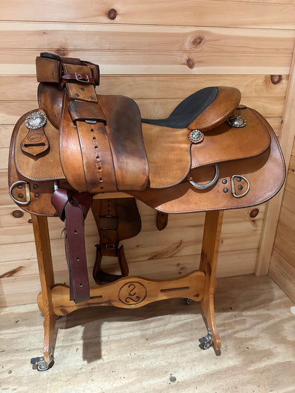 17” Woods’ Custom Western Work Training Saddle