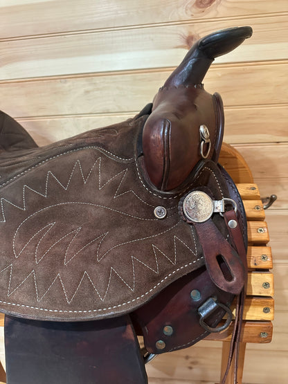 16” American saddlery Barrel Racing Western Saddle Model 408