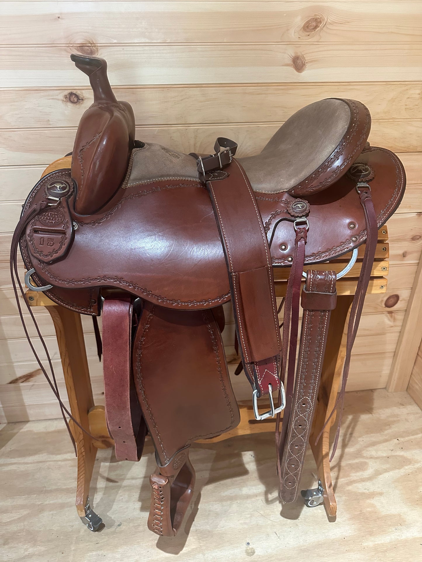 15” Clinton Anderson Aussie Saddle by Martin Saddlery