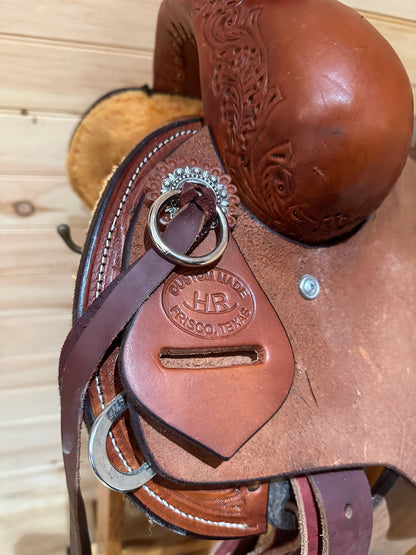 15” Hud Roberts Staci James Ladies Western Ranch Saddle by HR Saddlery