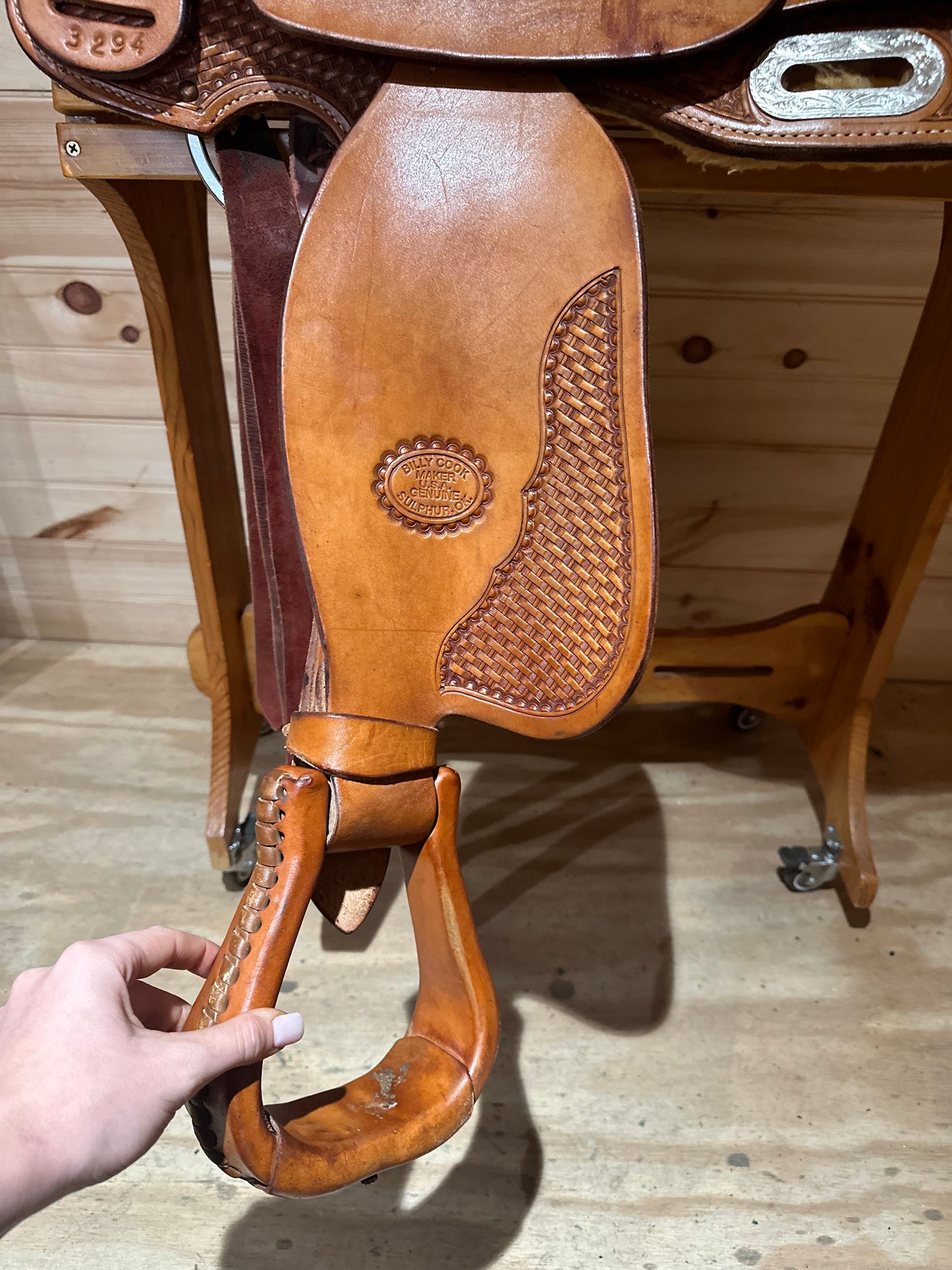 14.5” Billy Cook Original Reining Western Saddle Model 3294