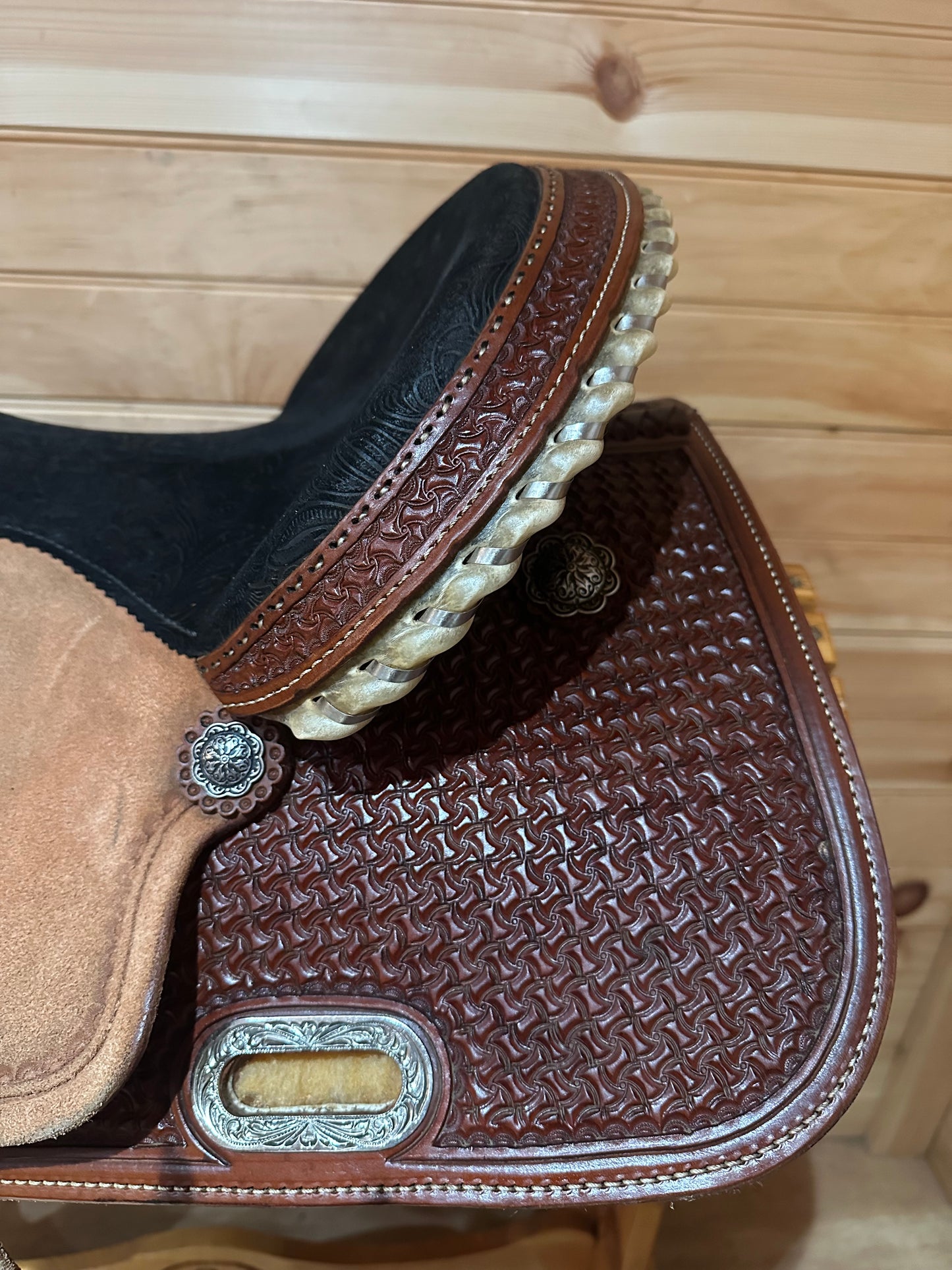 14.5” Circle Y Sabine Barrel Racing Saddle Model 2201