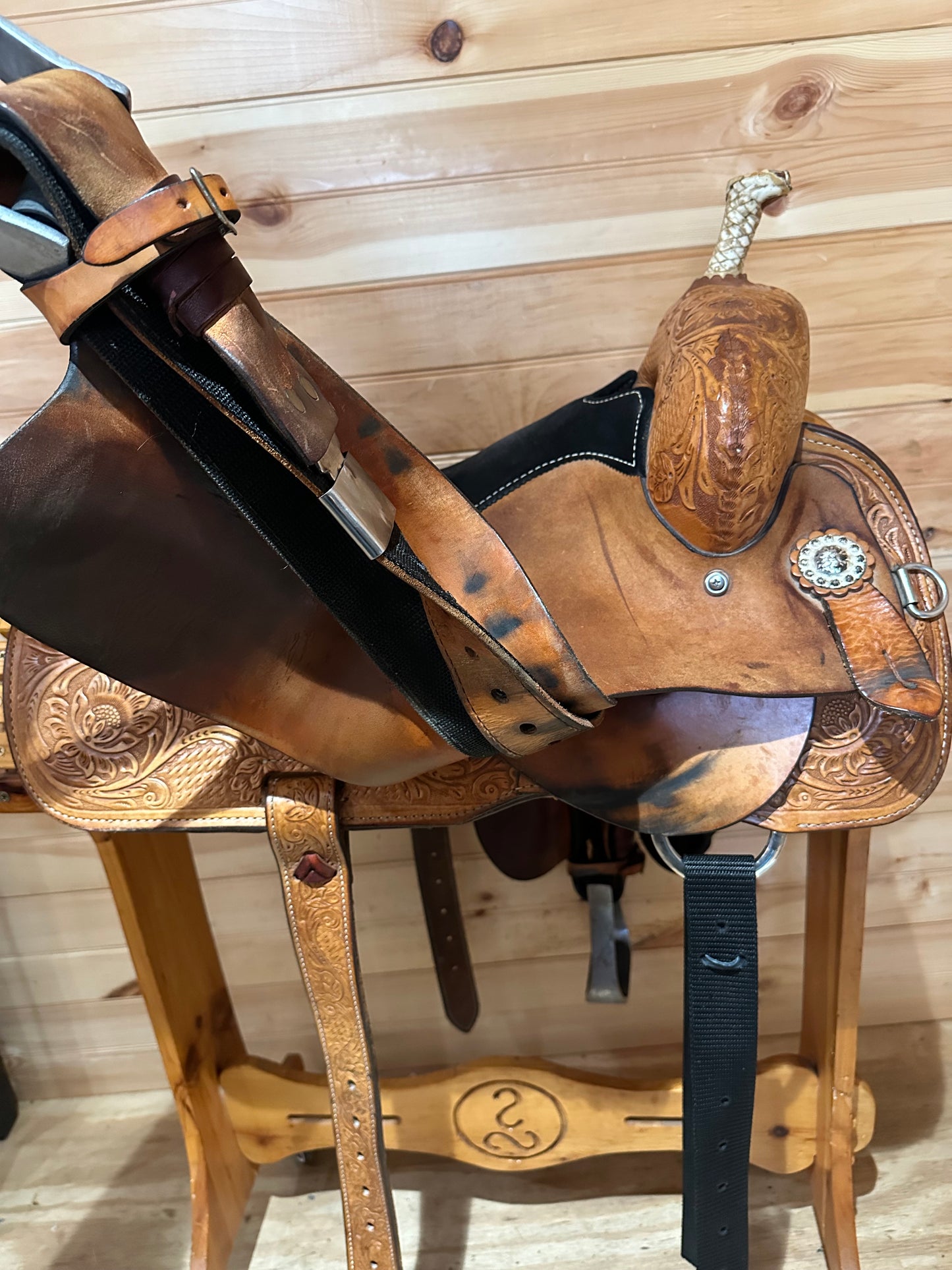 14.5” Circle Y Marlene Special EFFX Barrel Racing Western Saddle Model 1186