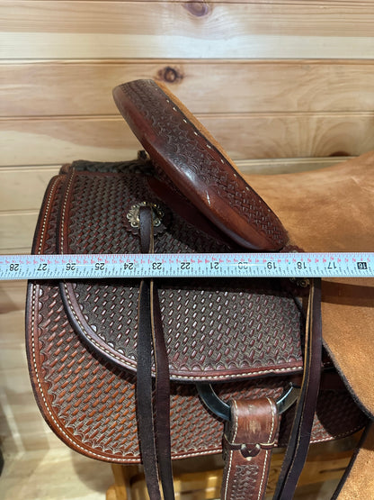 16” Diamond K Saddlery Ranch Roper Western Saddle