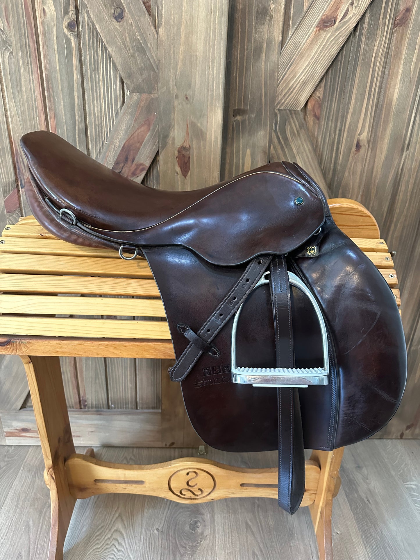 17.5” Stubben Siegfried C.S. Close contact/Jump Saddle