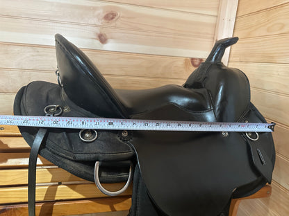 15” Crest Ridge Sonata Lite Western Trail Saddle