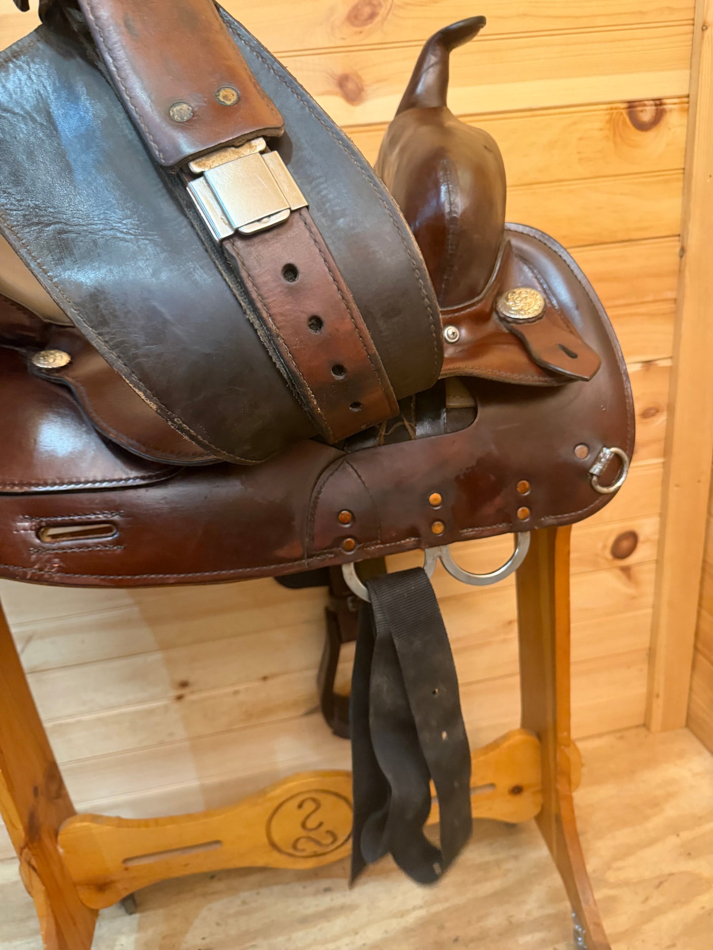 16” Circle Y Mojave Flex-Lite Arabian Western Trail Saddle Model 1561