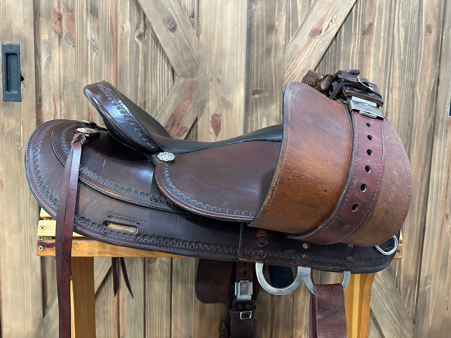 17” Tex Tan Tex-Flex Western Trail Saddle