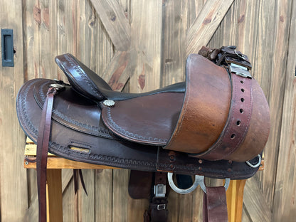 17” Tex Tan Tex-Flex Western Trail Saddle