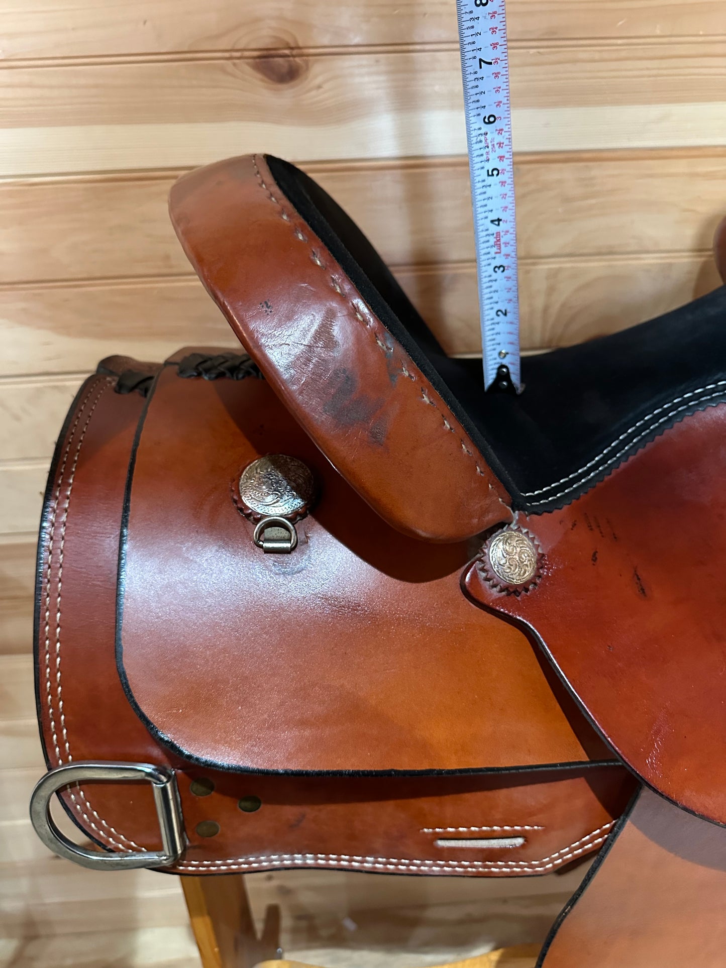 16” Dakota Sweptback Trainer Western Work Saddle Model 421