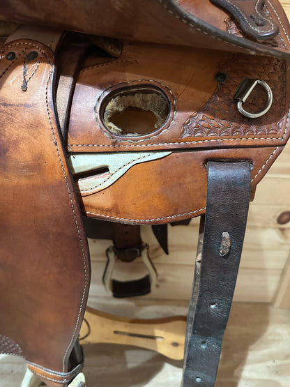 16” Billy Cook Maker Reiner Western Saddle Model 8907
