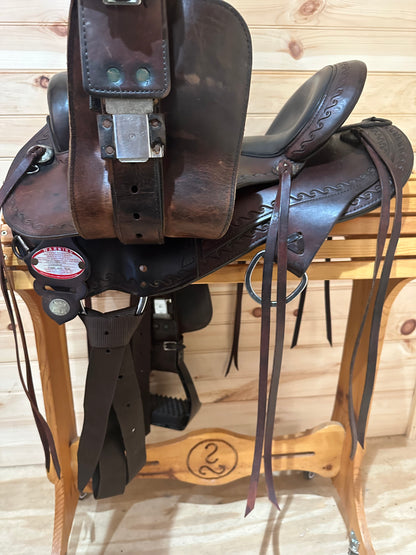 15” Circle Y Expedition Flex-Lite Endurance Trail Saddle Model 1575