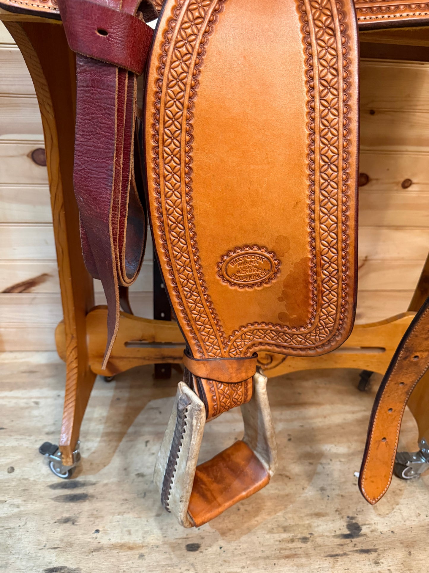 16” Billy Cook Maker Team Roper Sulphur, OK Western Saddle 2122