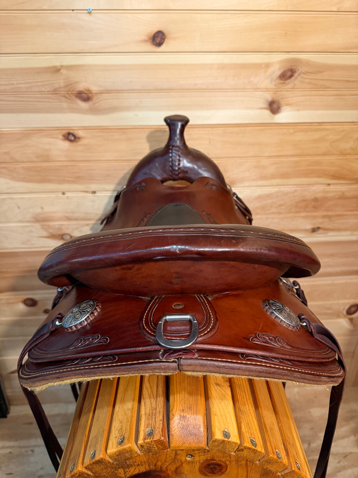 16” RW Bowman B-Light Western Ranch Trail Saddle Model 9416