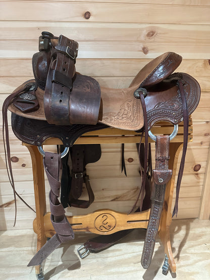 17” Teskey’s Stuart Rybak Cow Horse Western Saddle