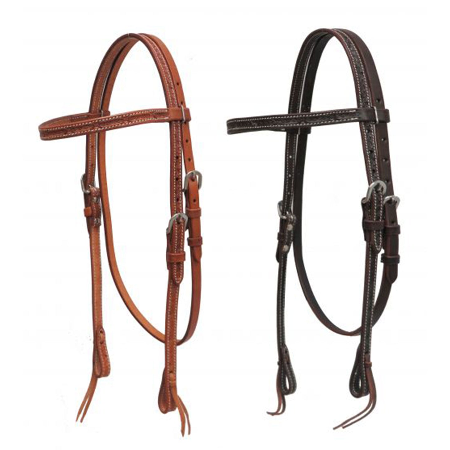 Showman Barbed Wire Browband Headstall