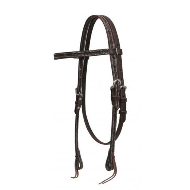 Showman Barbed Wire Browband Headstall