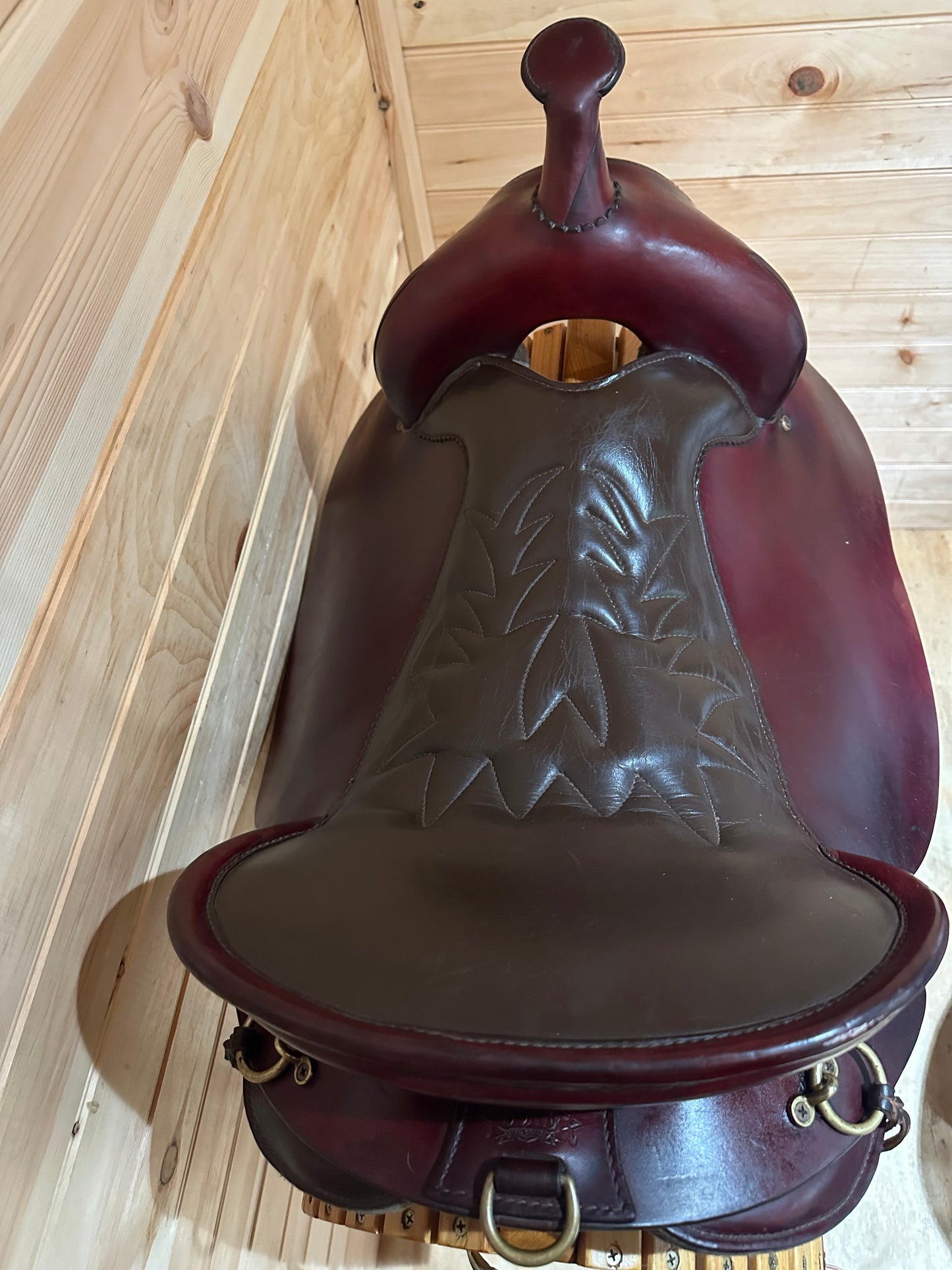 17.5” Tucker Saddlery Cheyenne Western Trail Saddle Model 157