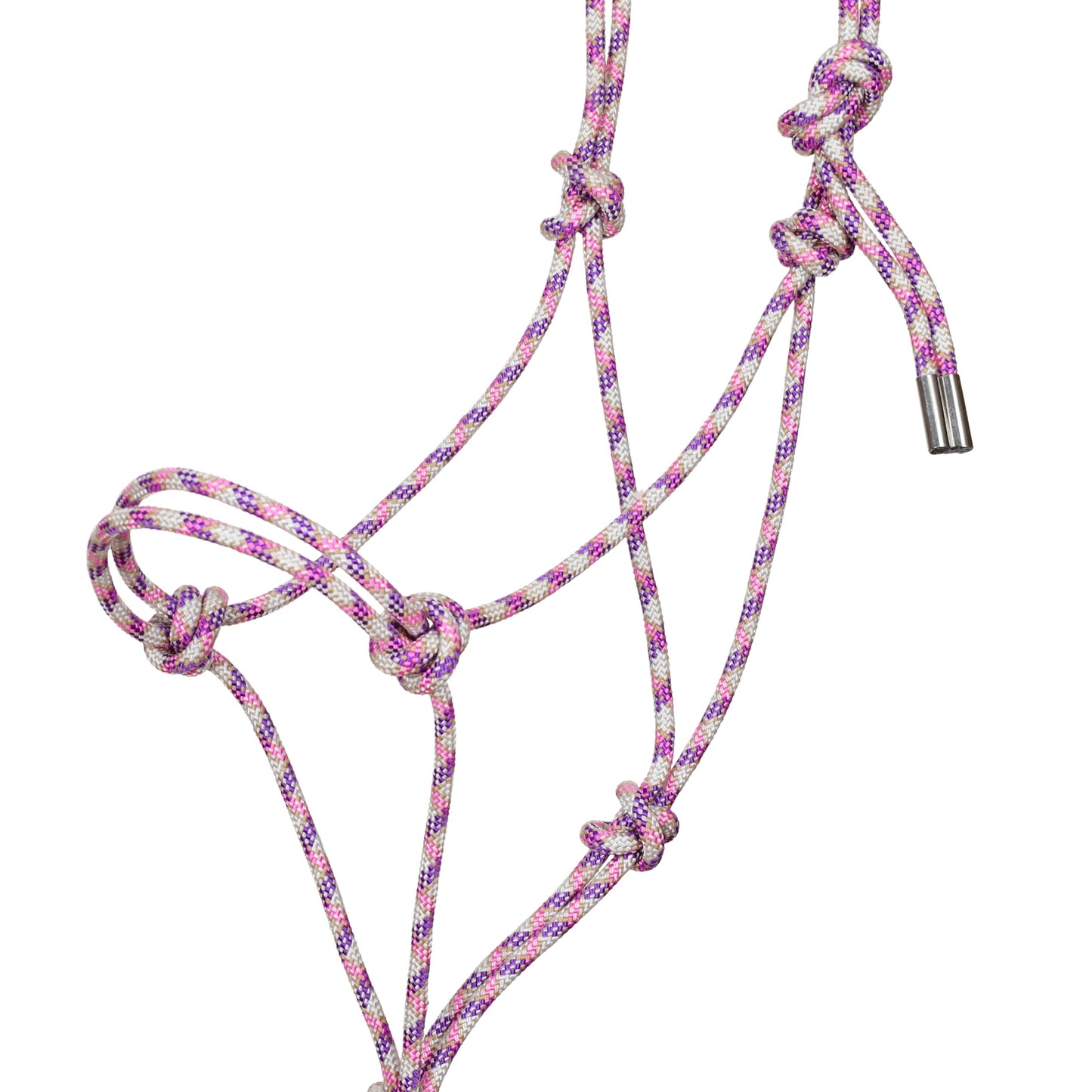 Premium Diamond Cowboy Knot Halter with Lead