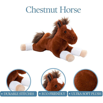 Wild Onez Barnyard by Zoologee - 16" Sorrel Floppy Horse