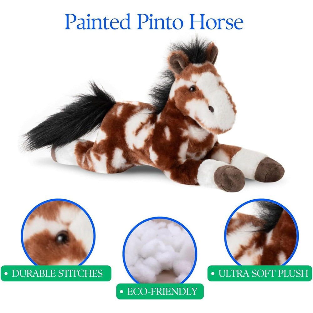 Wild Onez Barnyard by Zoologee - 16" Pinto Floppy Horse